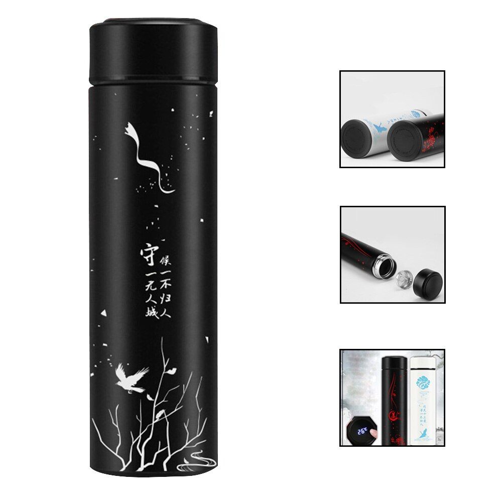500ml Anime Mo Dao Zu Shi Stainless Steel Water Cup Cartoon Characters Vacuum Cup Water Cup Bottle Kids Gift Thermos Cup New HOt