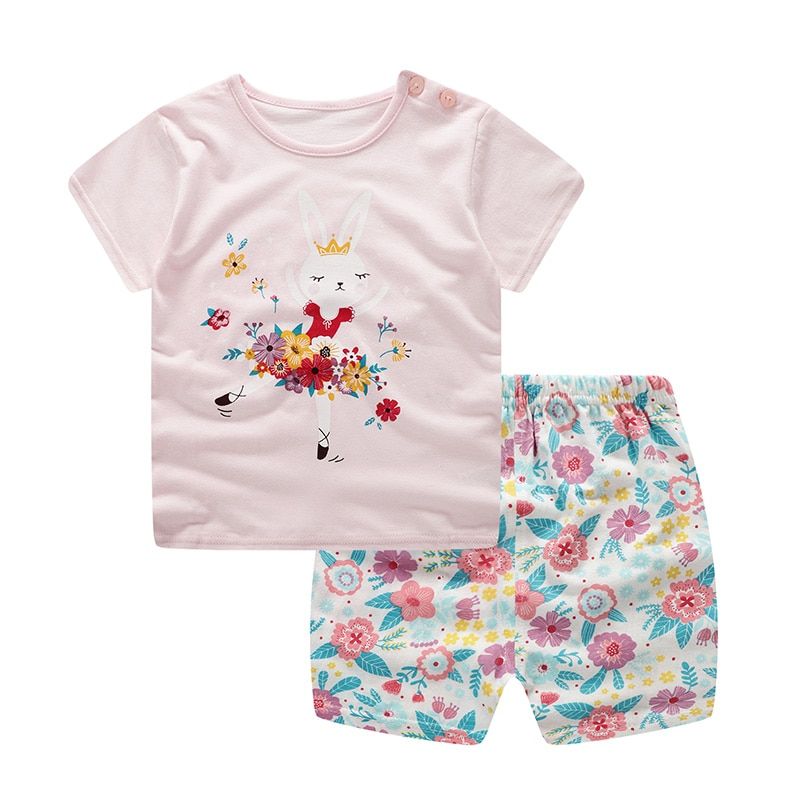 Newborn clothing sets summer baby clothes for boys & girls cotton Lion print baby sets 0-2Y baby child clothes 2PCS