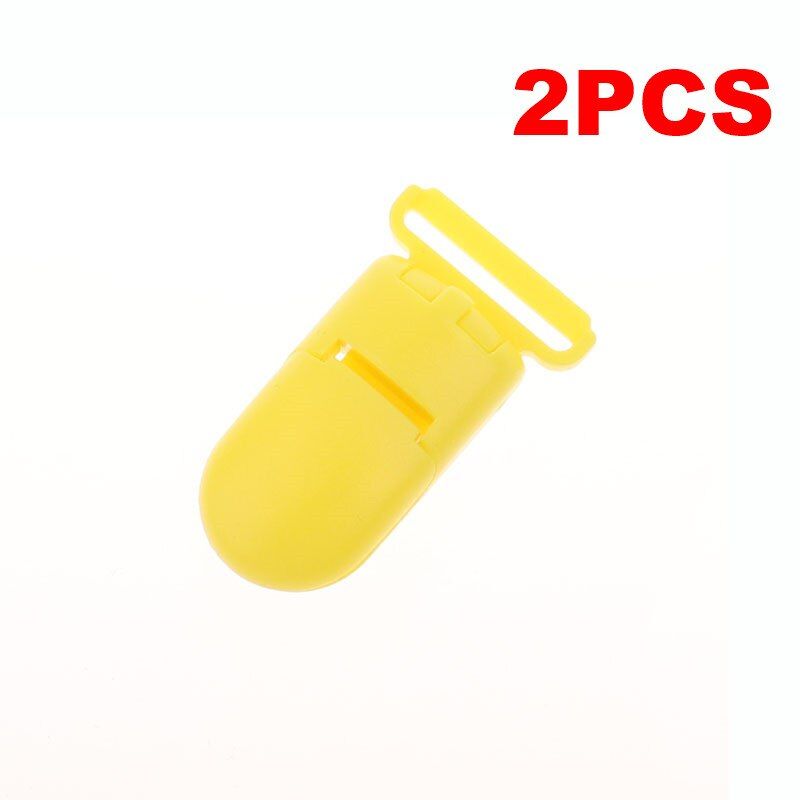 Fkisbox 2pcs Mouse Pacifier Clip Silicone Bead Baby Teether & Plastic Teething Accessories Nipple Clasps Toy DIY Round Koala