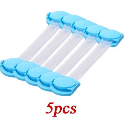 UNIKIDS 5pcs/Lot ty Plastic Children Protection Lock Cabinet Door Drawers Refrigerator Toilet Blockers Baby Care ty Lock