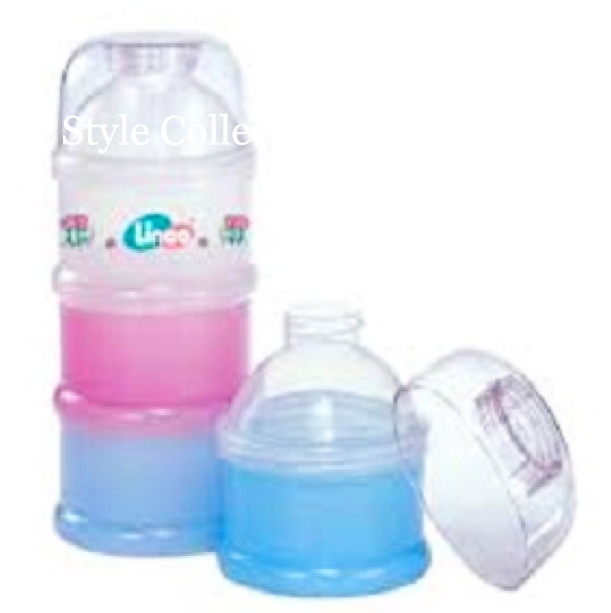3 stackable Milk Powder Container (With Divider)