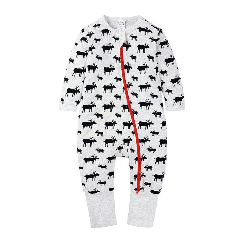 Infant Baby Boys Girls Clothes Toddler Kids Cartoon Print Cotton Rompers Unisex Newborn Baby Outfits Clothes BBR246