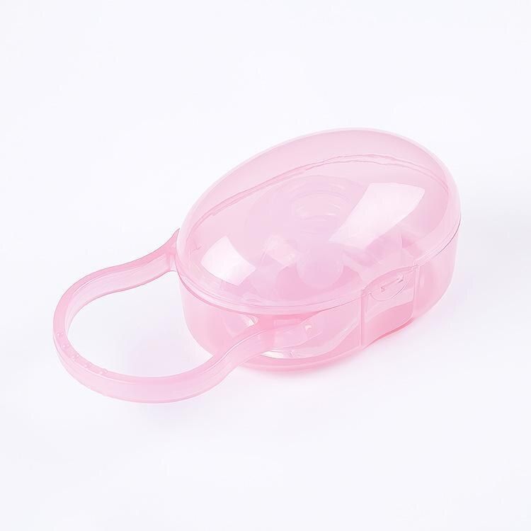 1Pc Soild Portable baby pacifier Box Kids Pacifier Nipple Cradle Case Holder Travel Storage Box Baby Infant Pacifiers holder