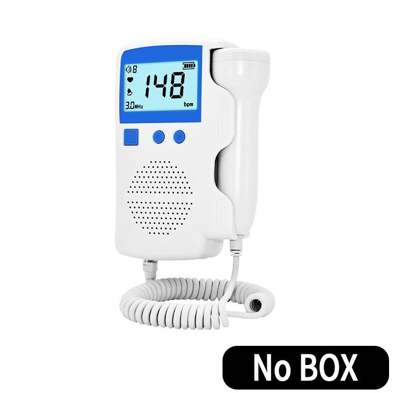 Fetal Doppler Ultrasound  Pregnancy Home Baby Heart Rate Monitor Pocket Doppler 3.0Mhz For Pregnant Women Sound Detector Metre