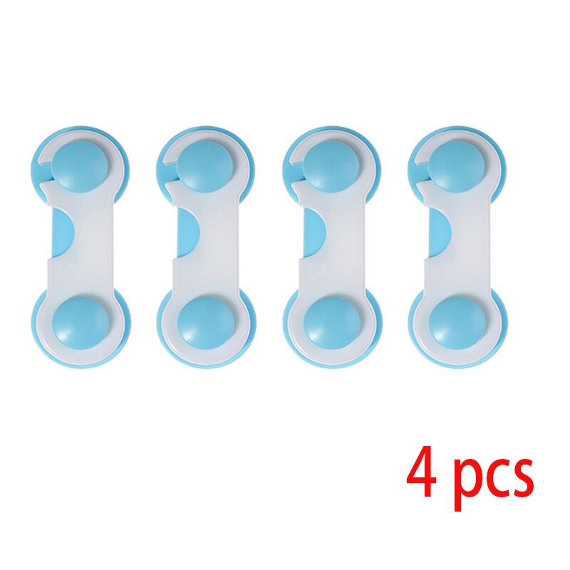 4pcs/lot Multi-function Child Baby ty Lock Cupboard Cabinet Door Drawer ty Locks Children Security Protector