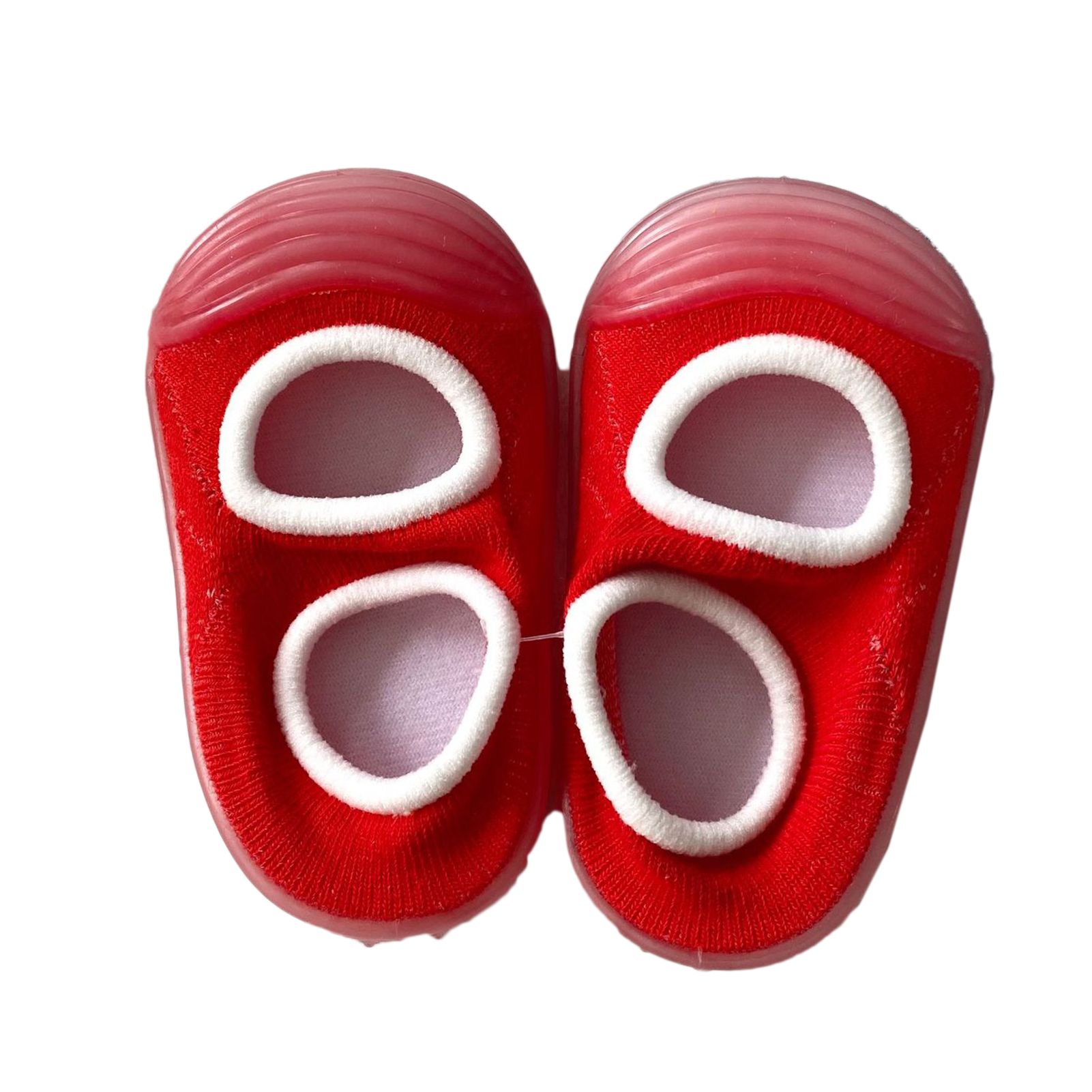 1 Pair Slip Socks Solid Color Anti-skid Breathable Baby Floor Socks for Home