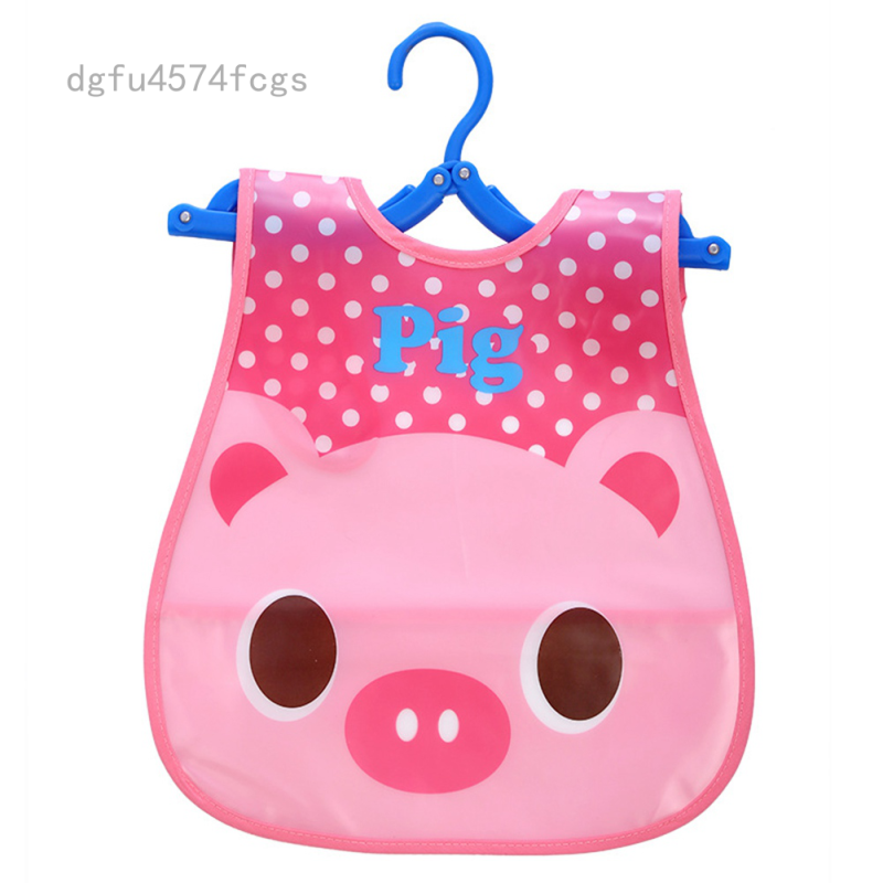 2PCS Rice Pocket Waterproof Bib Smock Thickened Children's EVA
