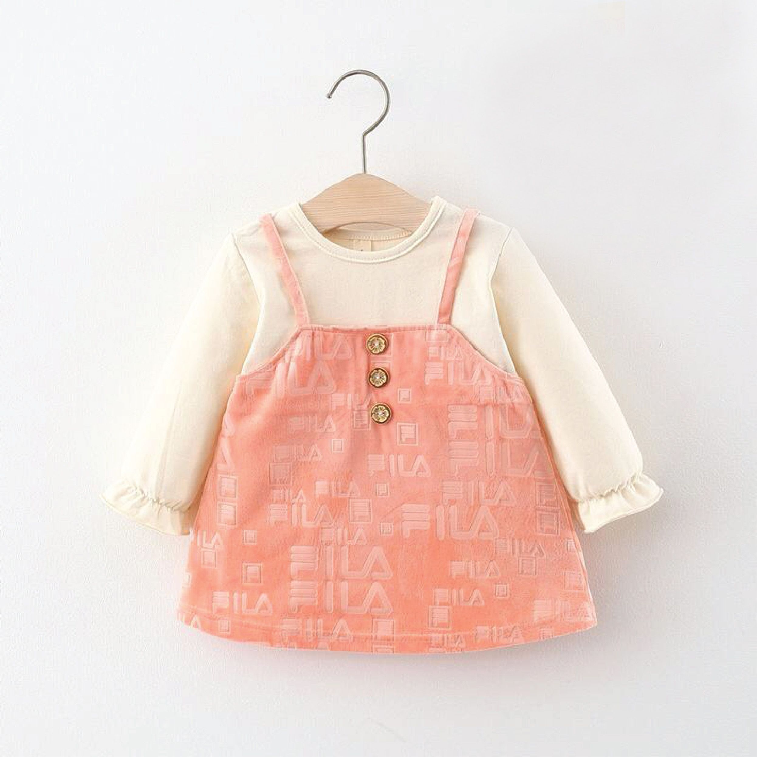 Baby Dress Soft Cotton and Velvet New Stylish Dress for Girls