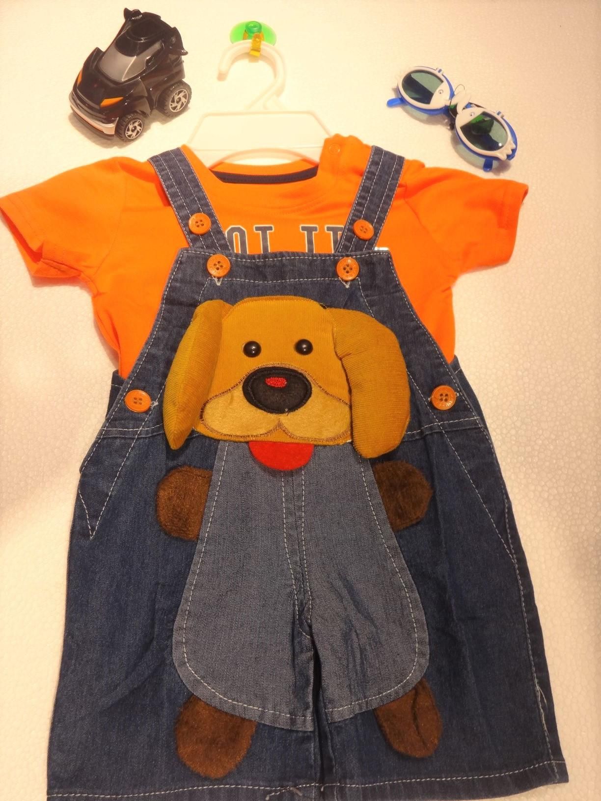 Baby Strap Jeans with Tshirt