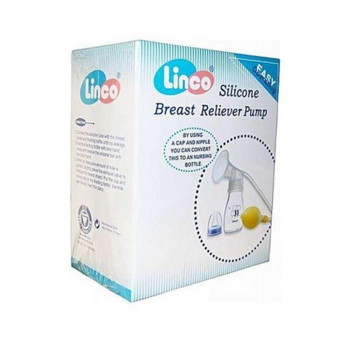 Linco Silicone Breast Reliever Pump - Transparent