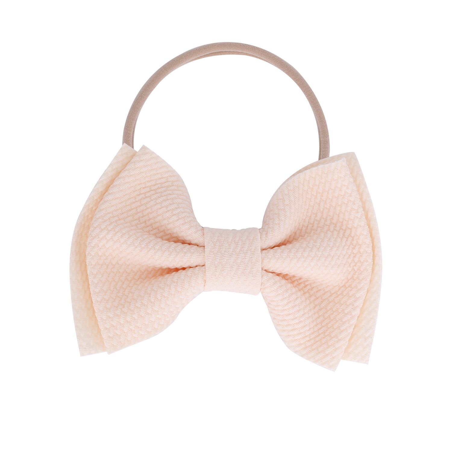 Newborn Adorable Headband, Casual Big Bow Knot Solid Color Headwear for Baby Girls