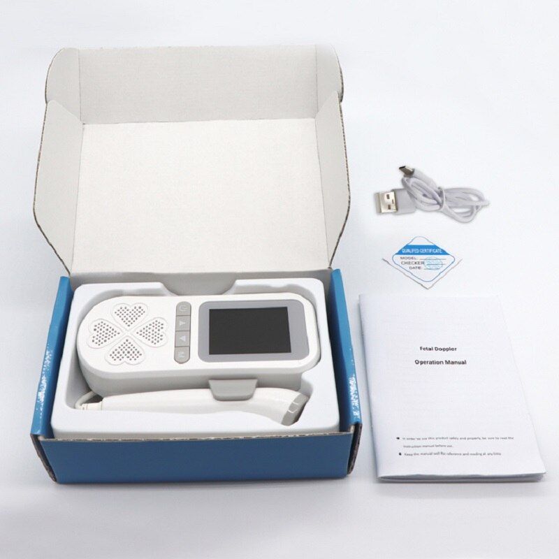 Prenatal Fetal Doppler Baby Heart Sound Monitor Ultrasound Meter Portable For Pregnancy Foetus Sonoline B No Radiation 3.0MHz
