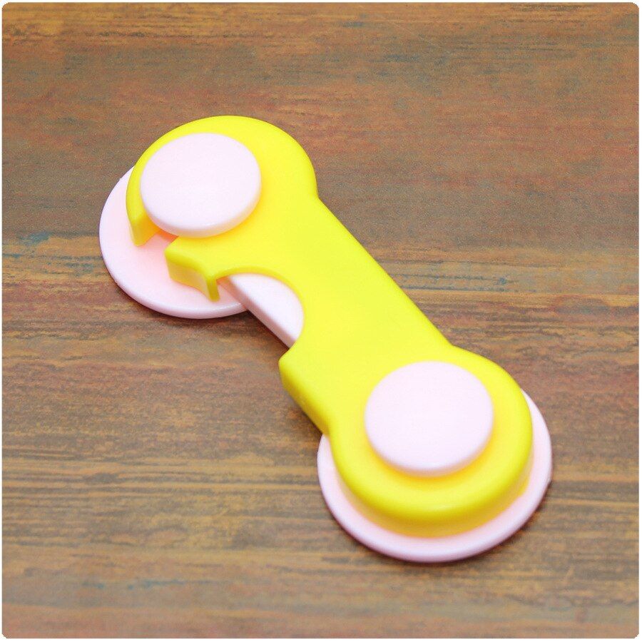 2 Pcs Candy Color Children's Drawer Lock Flat Side Door Pin Baby ty Protection Products Multifunctional ty Lock
