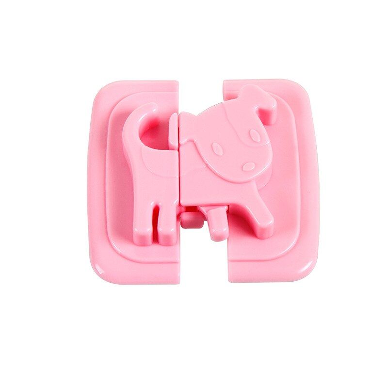 2pcs Puppy Shape Multi-function ty Locks for Refrigerators Door Baby Protection Castle Security Blocker Padlock