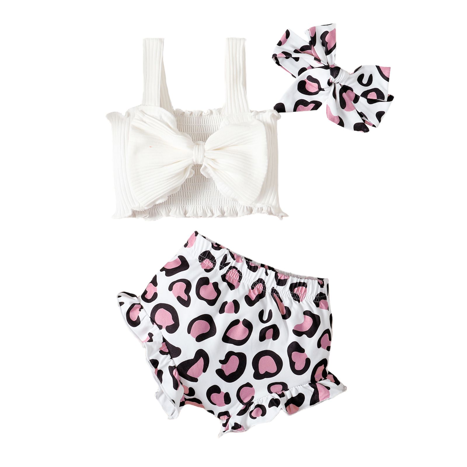 Baby Tank Tops + Shorts + Hairband