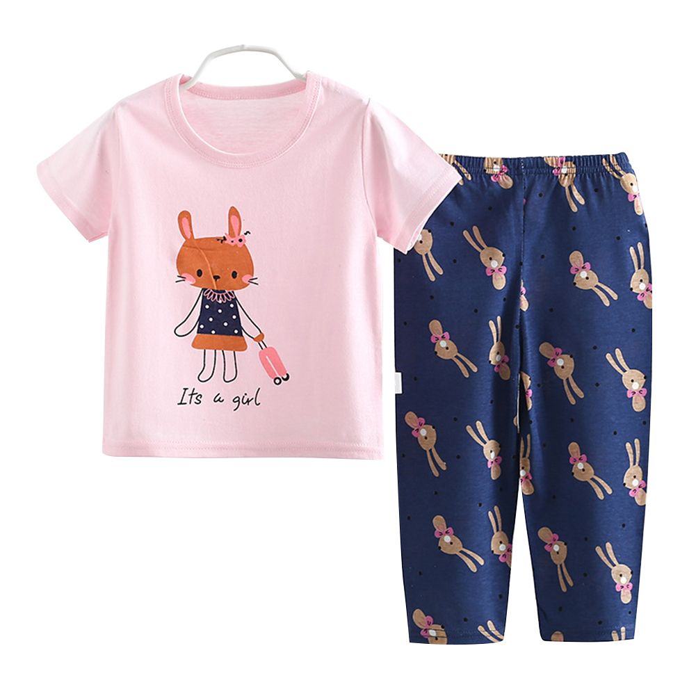 2pcs/set irsl Boys Pajamas  Set Short Sleeve Tops Pants Sleepwear Outfits Casual Clothing