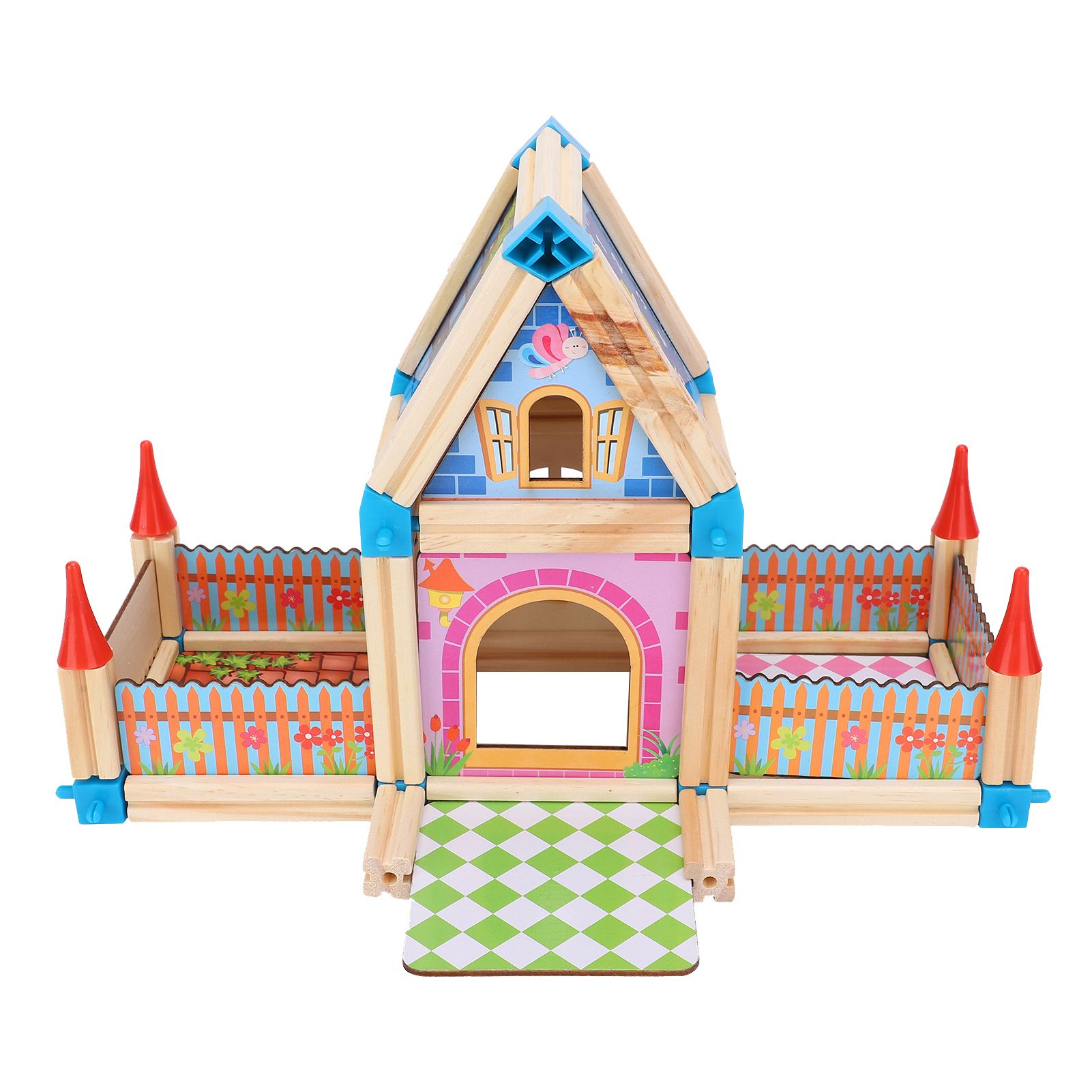 DIY Kids Construction Building Blocks Toy Children Interaction Game Toys Gift