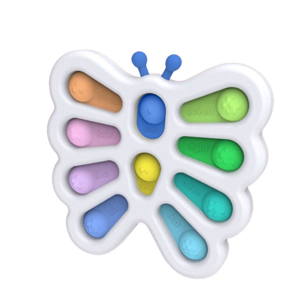 Kid Fidget Toys Antistress Dimple Sensory Toys Silicone Flipping Board Brain Teasers Best Gifts Educational Toy