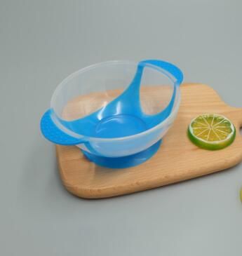 baby Solid Feeding dinnerware Feeding Set Baby Cutlery Sets Drop Resistance Temperature Sensing Spoon Sucker Bowl For Baby Feed