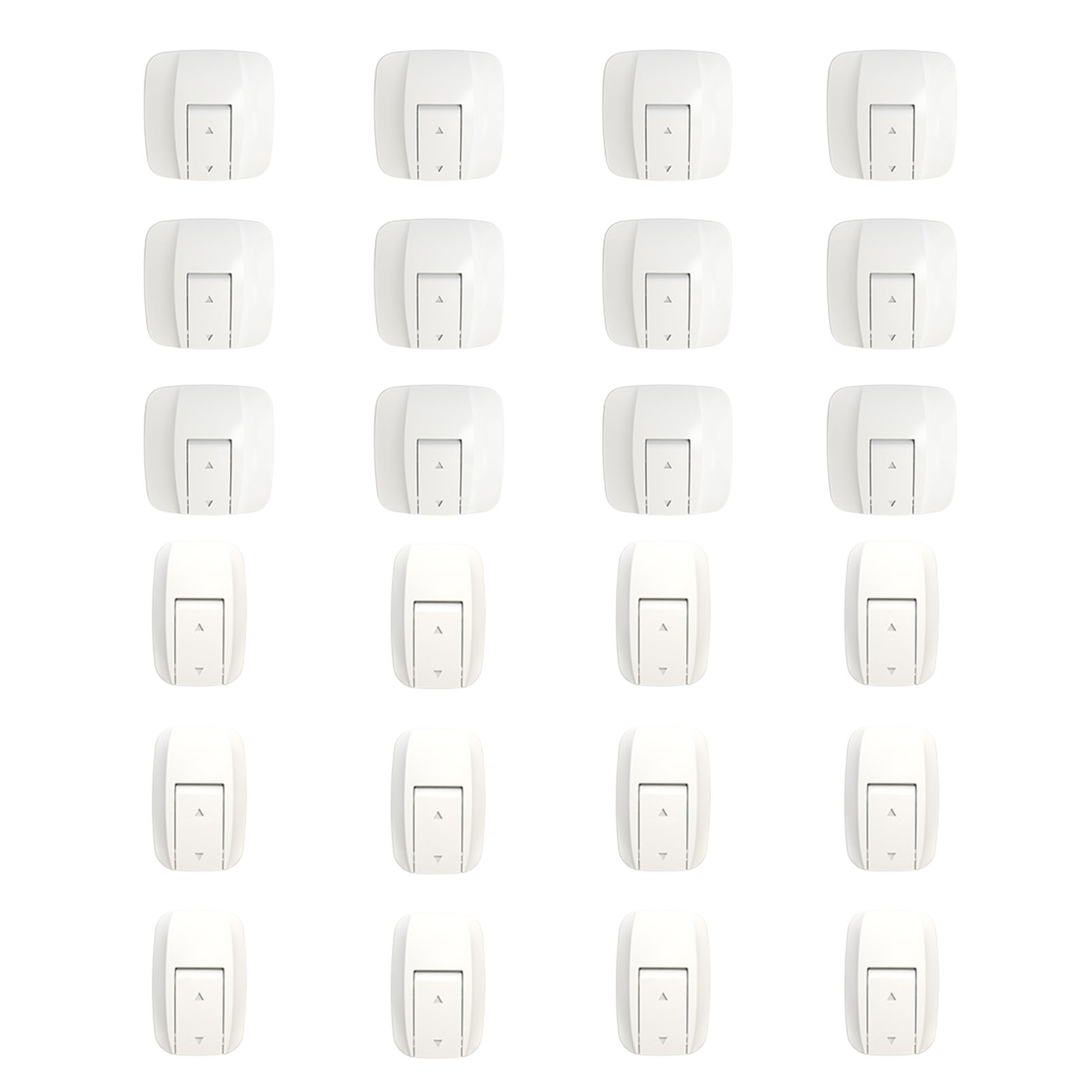 1 Set Outlet Covers 3mm Thickening Insulation Fireproof ABS Baby Proofing Outlet Caps for Home Use