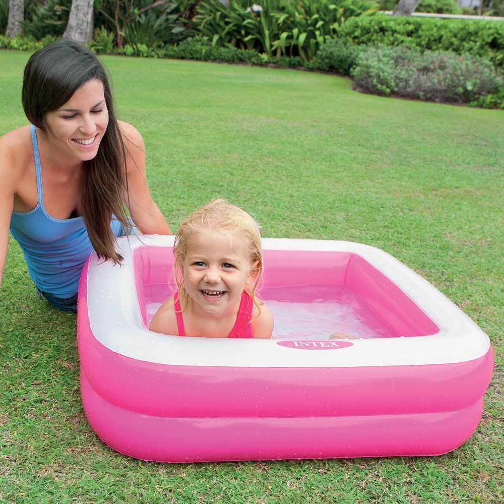 Portable square shape Air Baby Bath Tub With Pumper