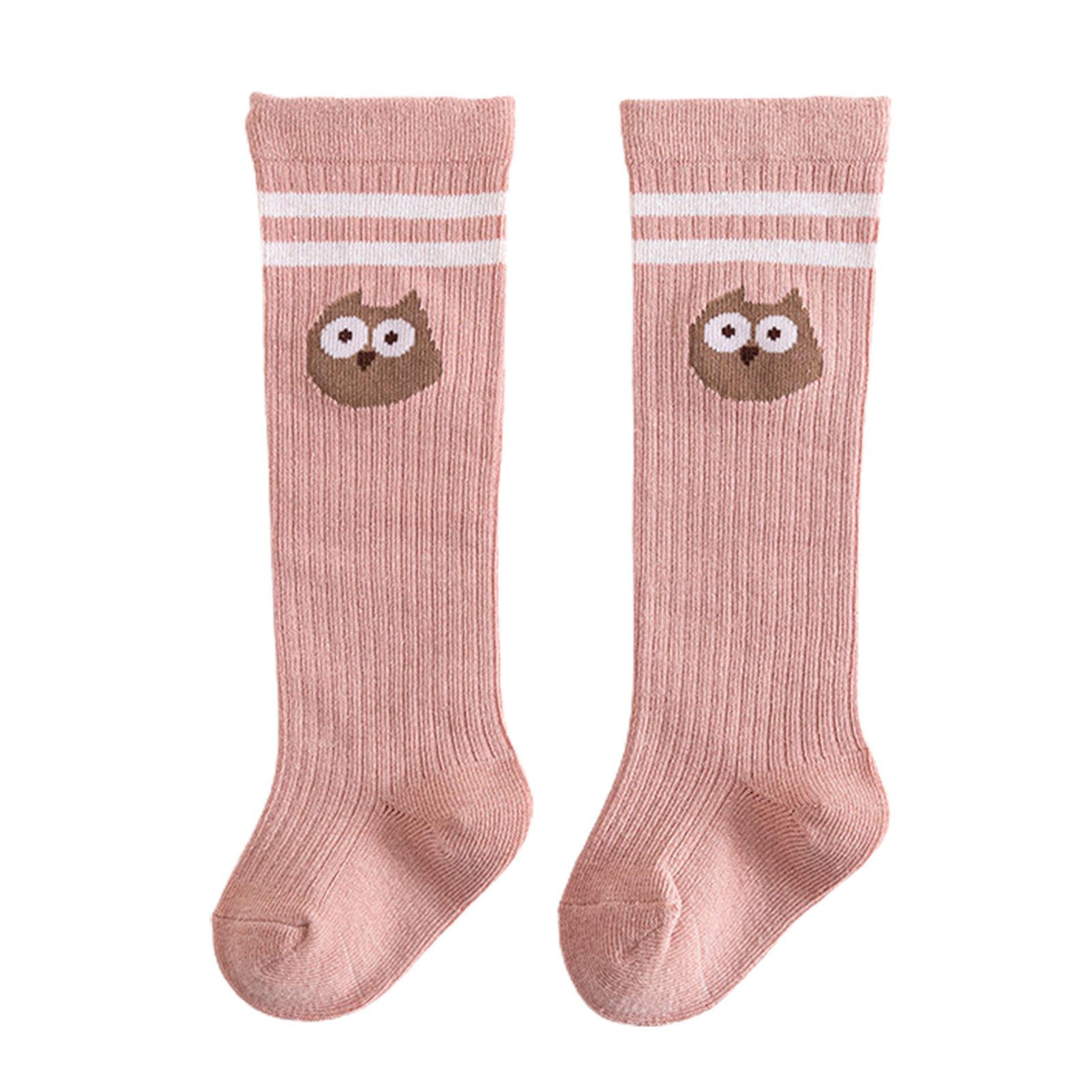 1 Pair Toddler Socks Skin-friendly Wear Resistant Cotton Newborn Knee Long Cute Socks for Home
