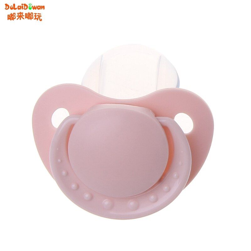 2018 Custom Big Size Food Grade Silicone Adult Pacifier Funny Parent-child Toys