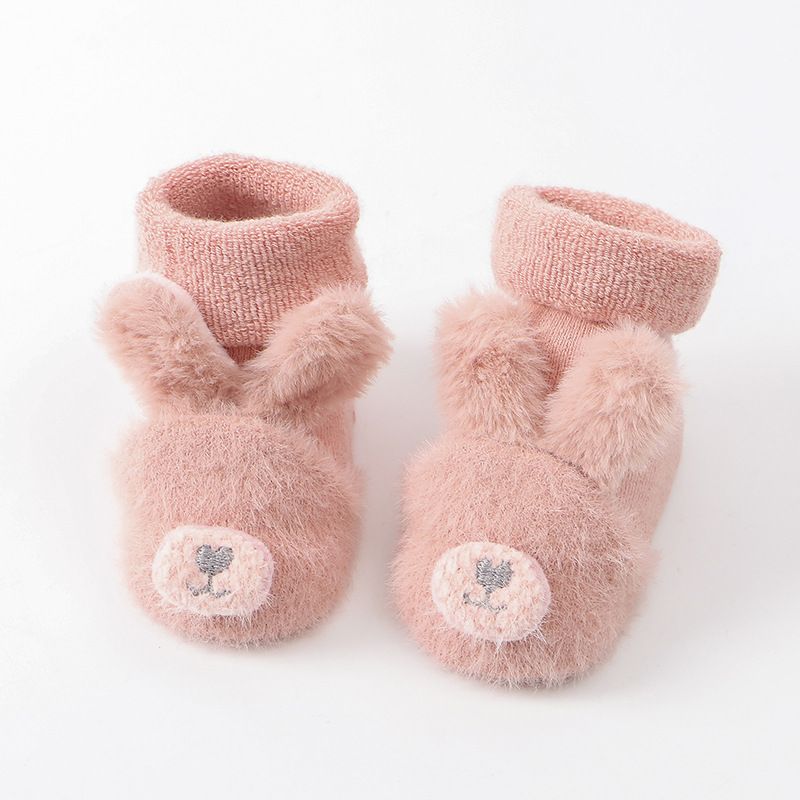 Plush Baby Sock Autumn Winter Warm Anti Slip Floor Socks Soft Elastic Thick Socks