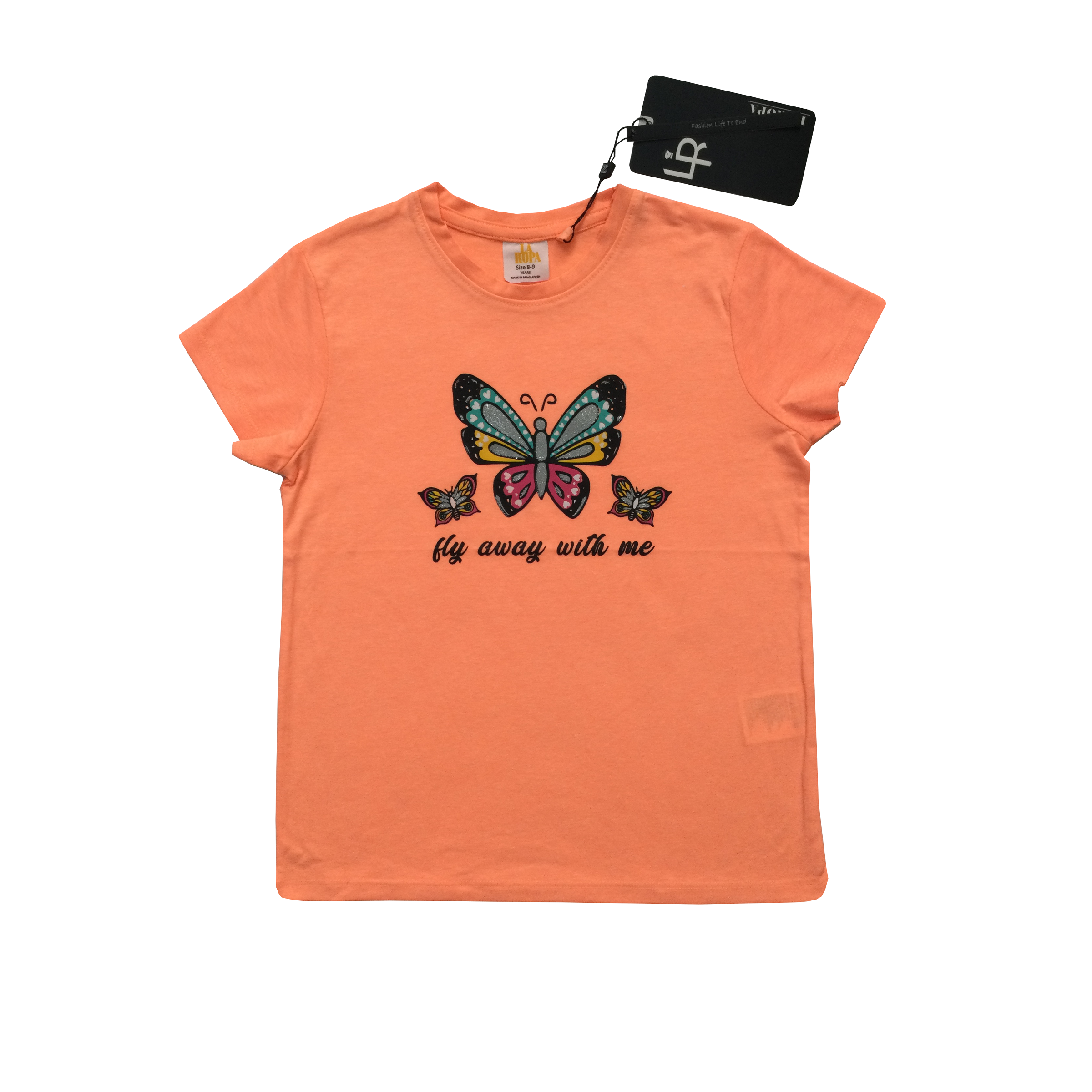 Kids Comfy T-Shirt Orange age 2-15 years