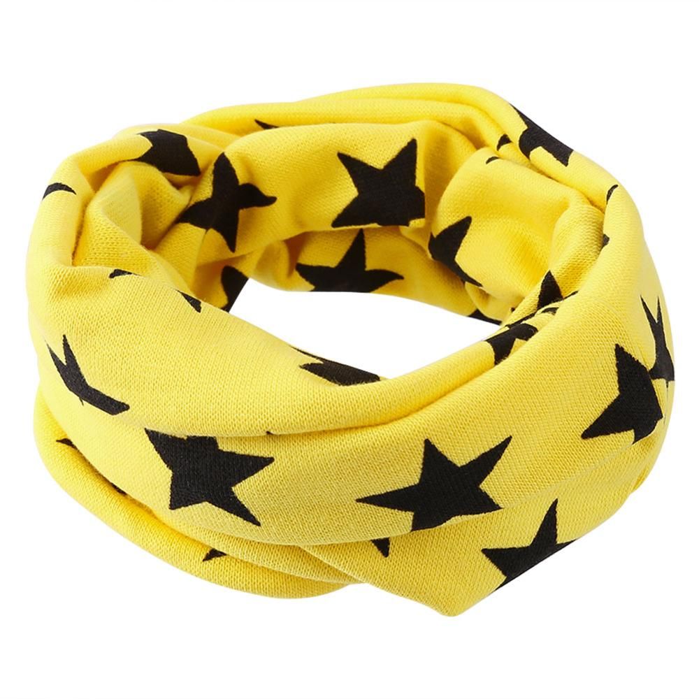 Newborn Baby Girls Boys Warm Star Collar Scarf Girls Boys O Ring Neckerchief Infant Bibs Burp Cloths Kids Christmas Decor Wear