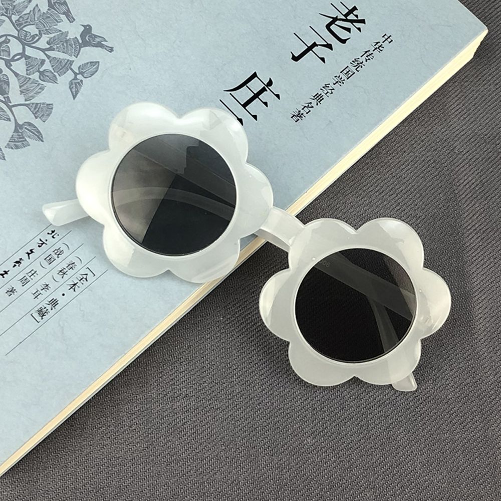 Cartoon Children Sungles, Kids Lightweight Funny Flower Shape Festival Dark Gles