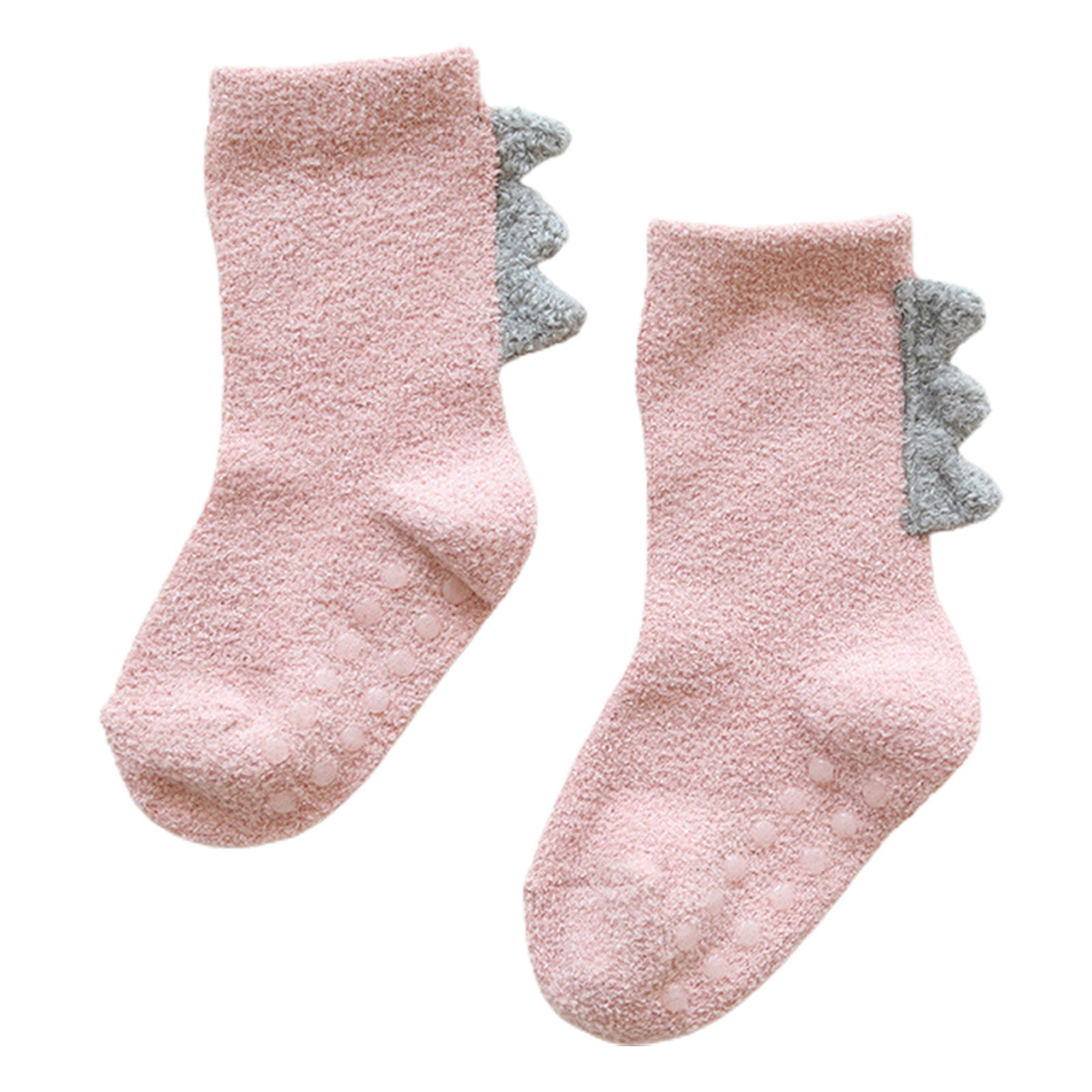 1 Pair Baby Socks Lovely Design Hand Washable Thickening Kids Cartoon Short Socks Baby Supplies