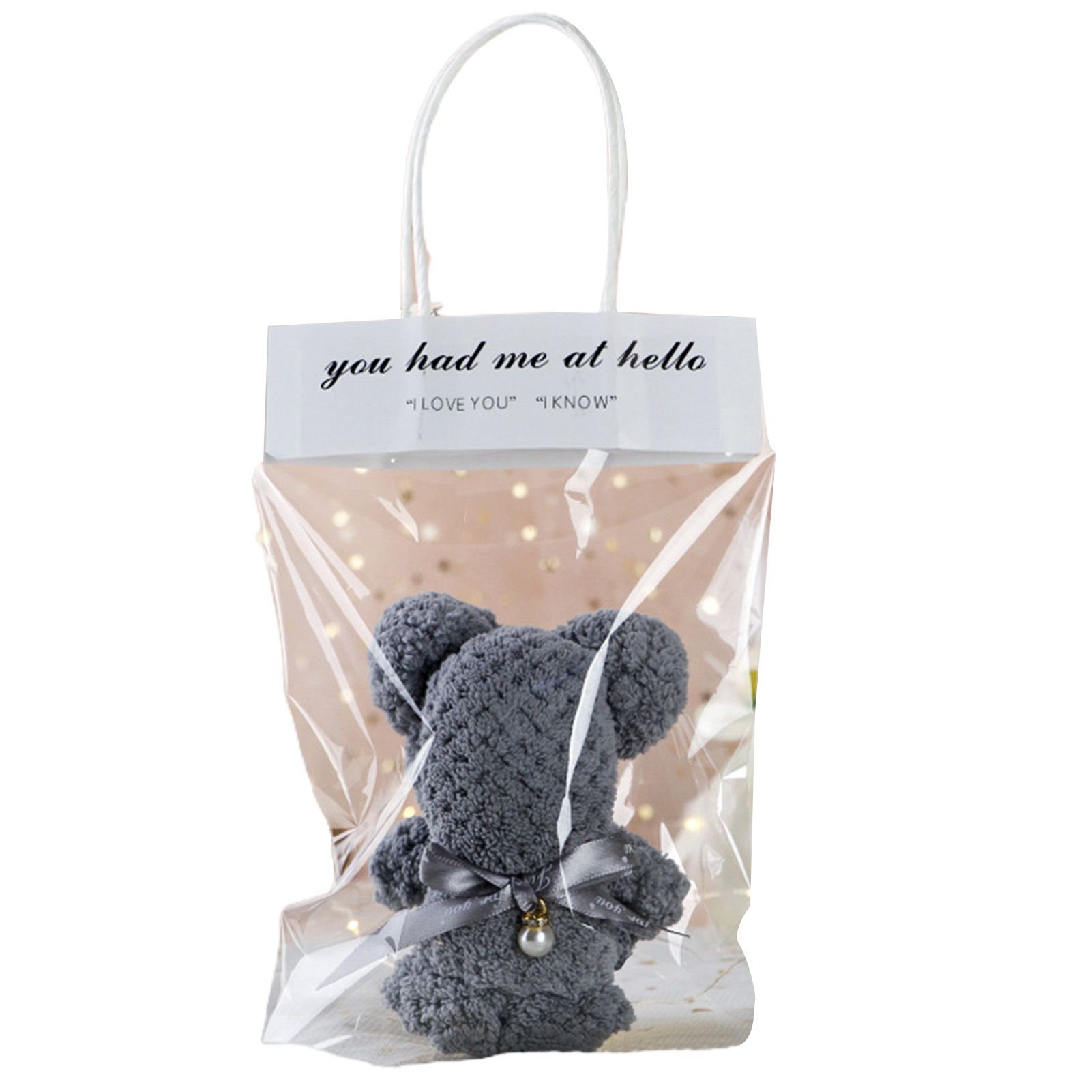 Bear Shaped Towel Cute Comfortable to Touch Bear Shaped Towel