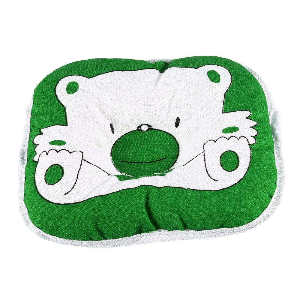 Bear Pattern Pillow Newborn Infant Baby Support Cushion Pad Prevent Flat Head