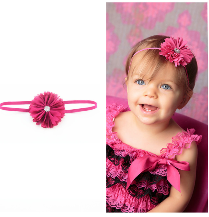 Beautiful Flower Baby Hair Band For Girls