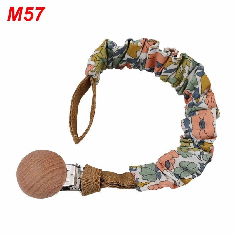 1 Pc Baby Infant Cotton Pacifier Clip for Newborn Teething Soother Chew Dummy Chains