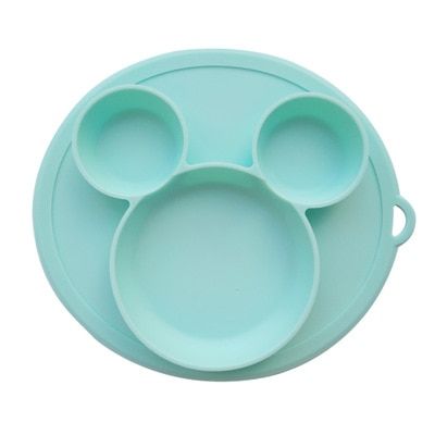 Kids Feeding Plate Baby Safe Silicone Dining Bowl BPA Free Solid Children Dishes Suction Toddle Training Tableware Dropshiping