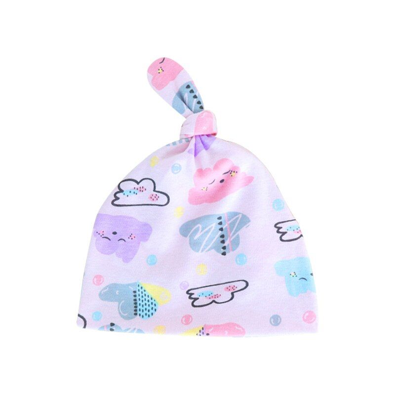 Spring Baby Hat Cotton Tail Hats Cute Cartoon Style Toddler Beanie for Girls Boys Newborn Cap Elastic Infant Cap 0-12 Months