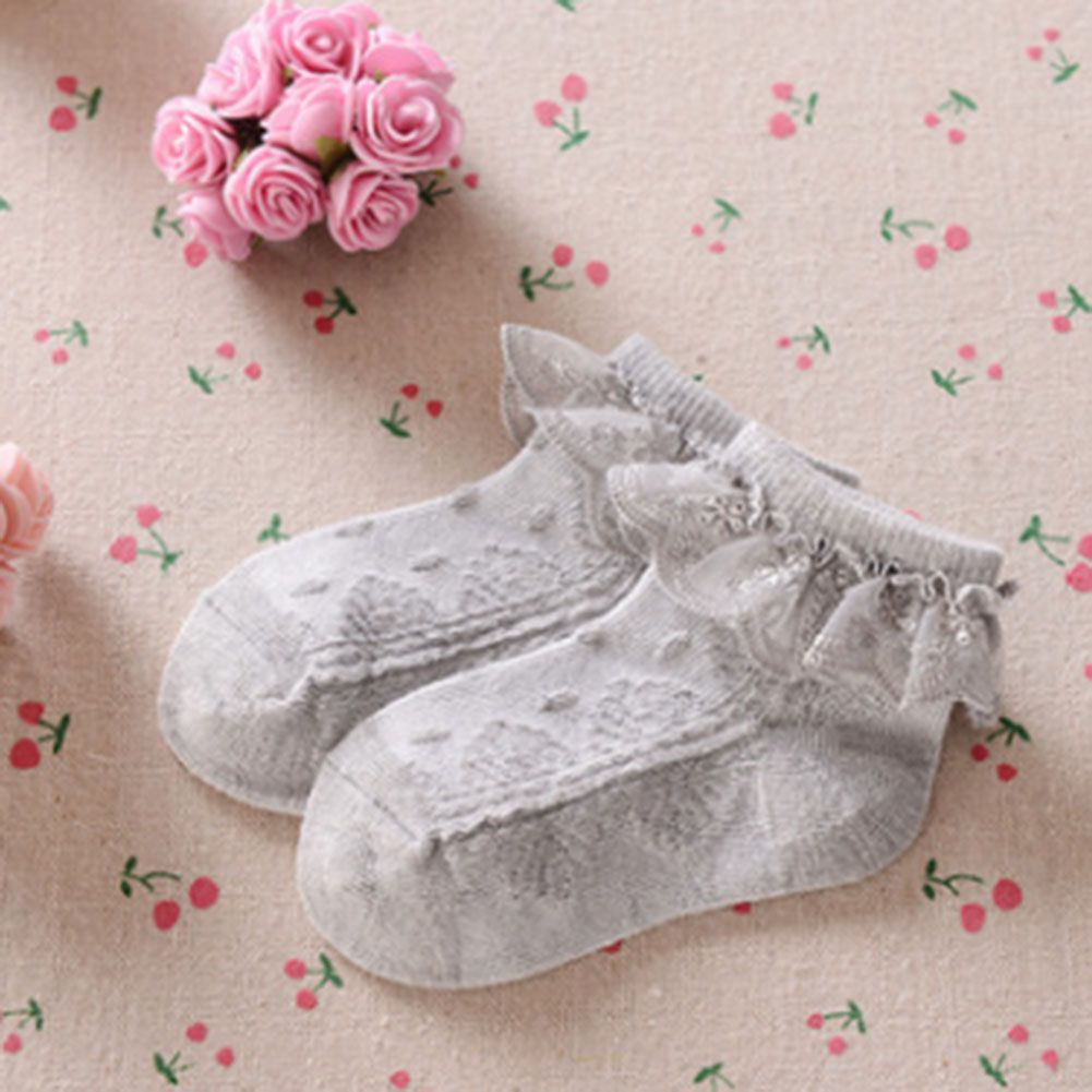 Kids Baby Girls Cute Socks, Lace Lovely Ankle Socks, Casual Princess Thin Short Socks