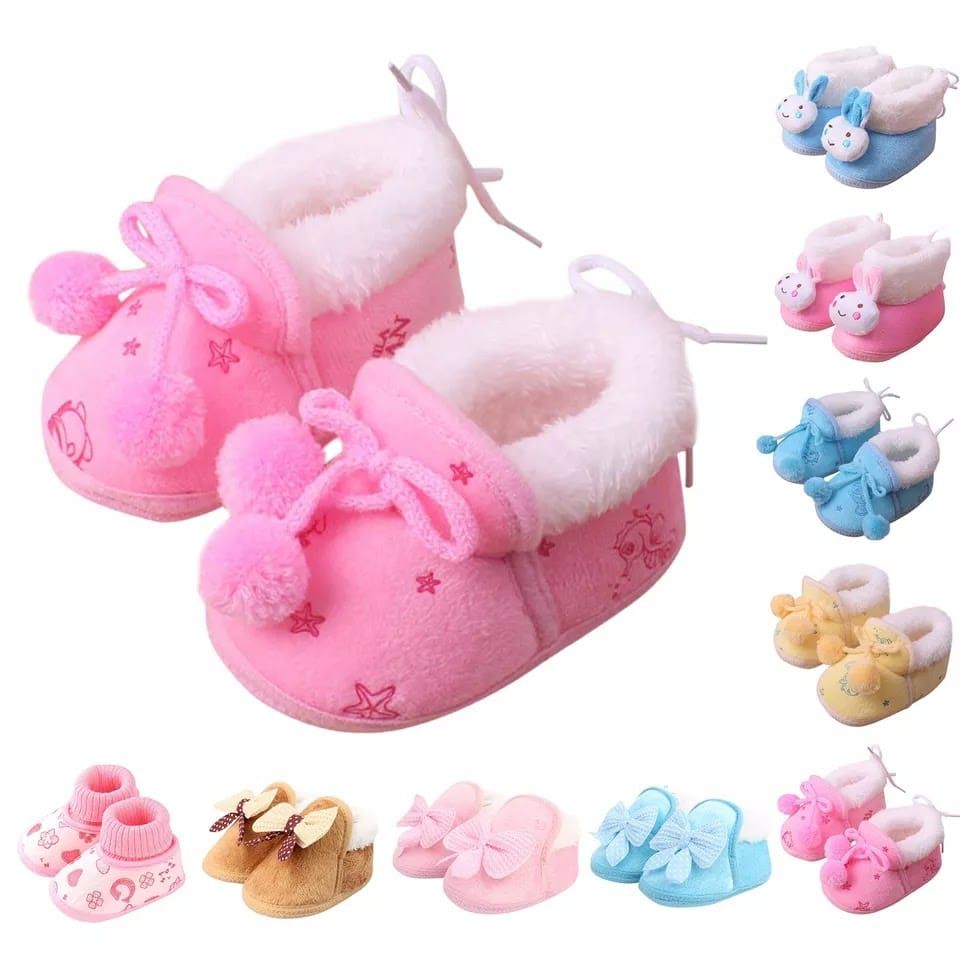 Cotton Socks for Baby - Pink and White