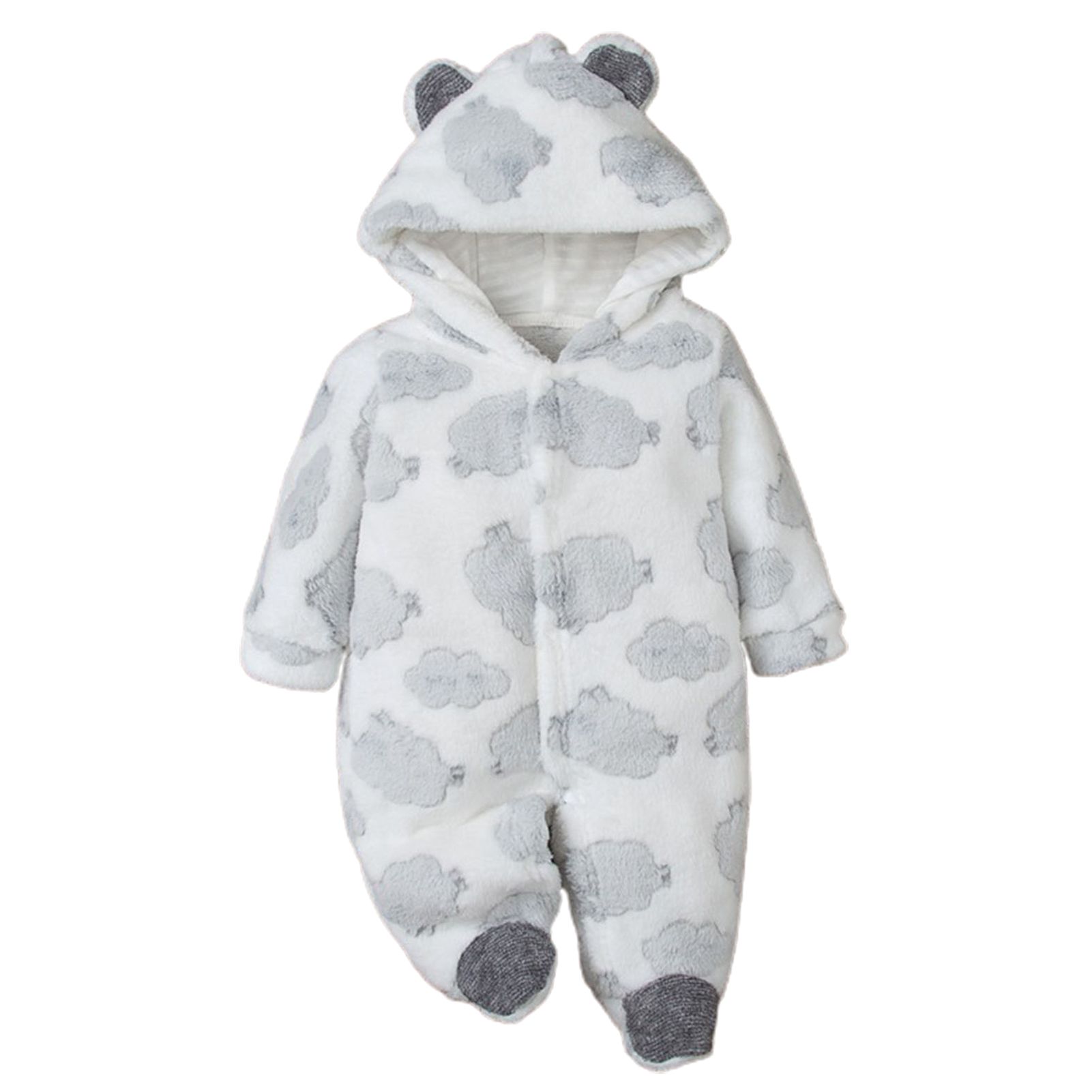 Infant Costume Ultra-thick Baby Girl Boy Jumpsuit Paja Infant Winter Costume