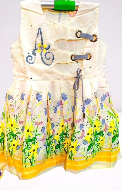 Baby girl party dress/ New Eid collection 20121/ Summer collection for 3 to 5 years