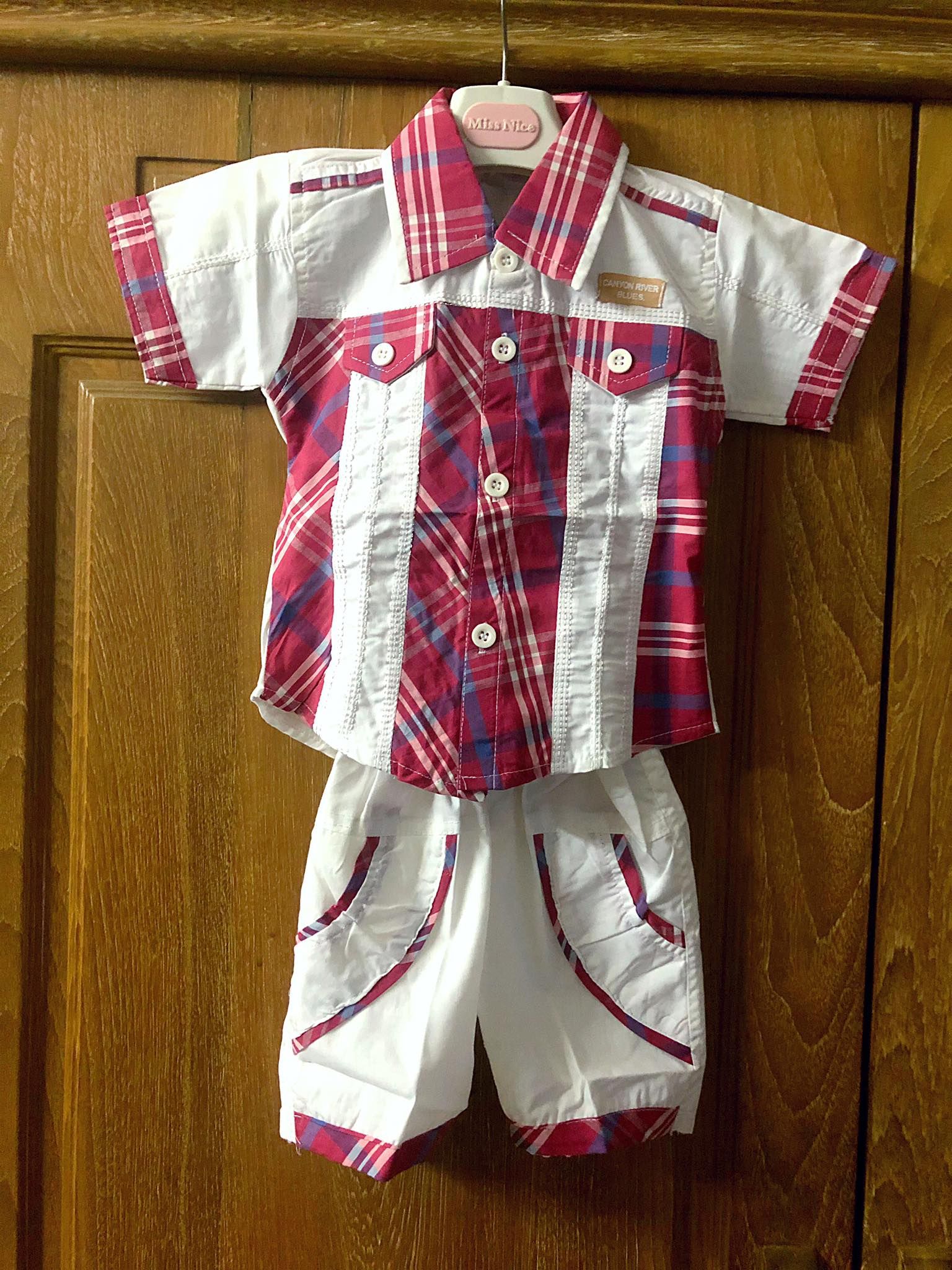 Baby boy dress set comfortable soft 100% cotton