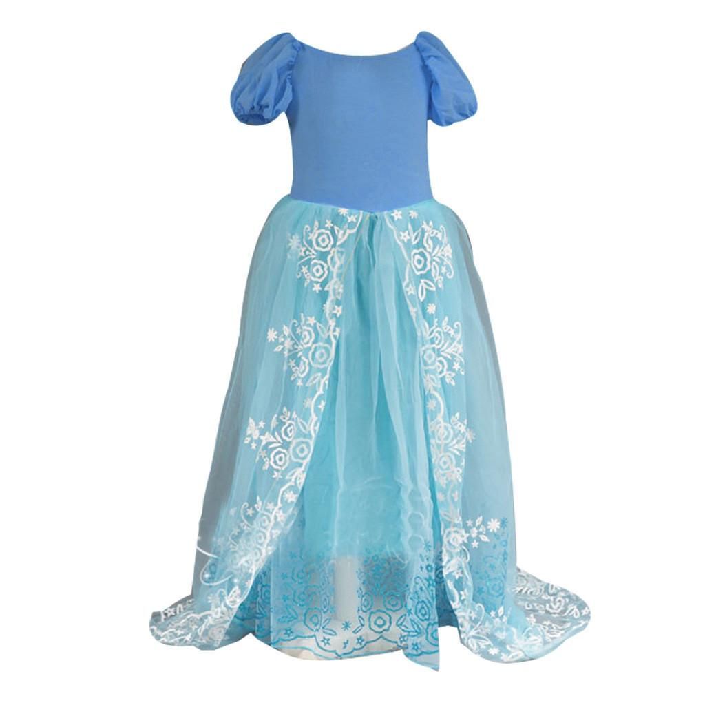 DuangDuang Kids Girls Party Outfit Fancy Dress Princess Costume Cosplay Fairy Dress