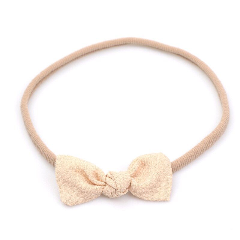 1pc Cute Bow Baby Headband for Girl Nylon Head Bands Turban Newborn Headbands Hairbands for Kids Baby Hair Accessories