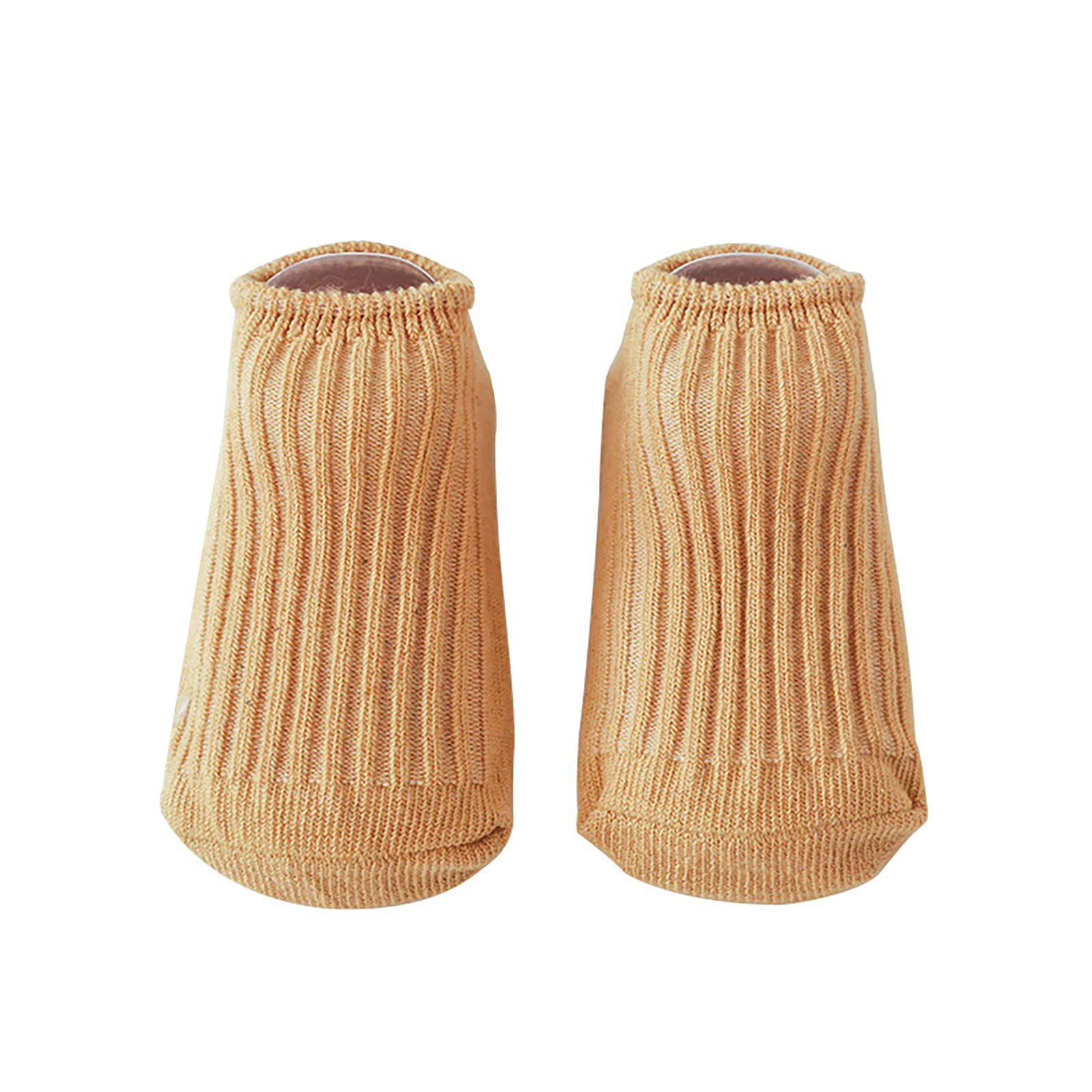 1 Pair Baby Socks Vertical Stripes Design Anti-skid Breathable Toddlers Floor Socks for Indoor