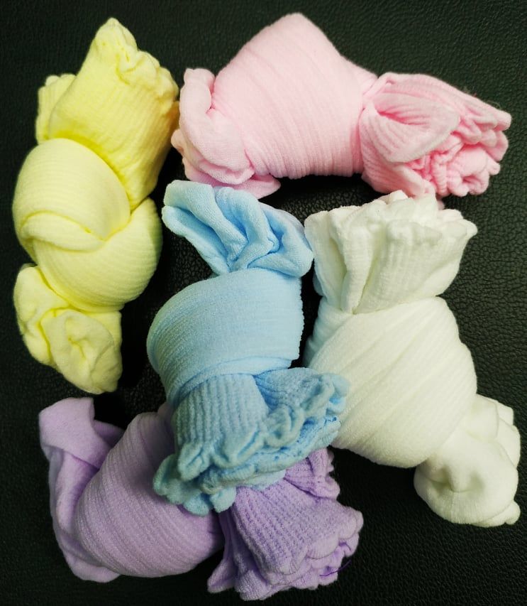 Kids Cute Cotton Ankle Baby Boys Girls Socks (Per Pair) Color a per Stock