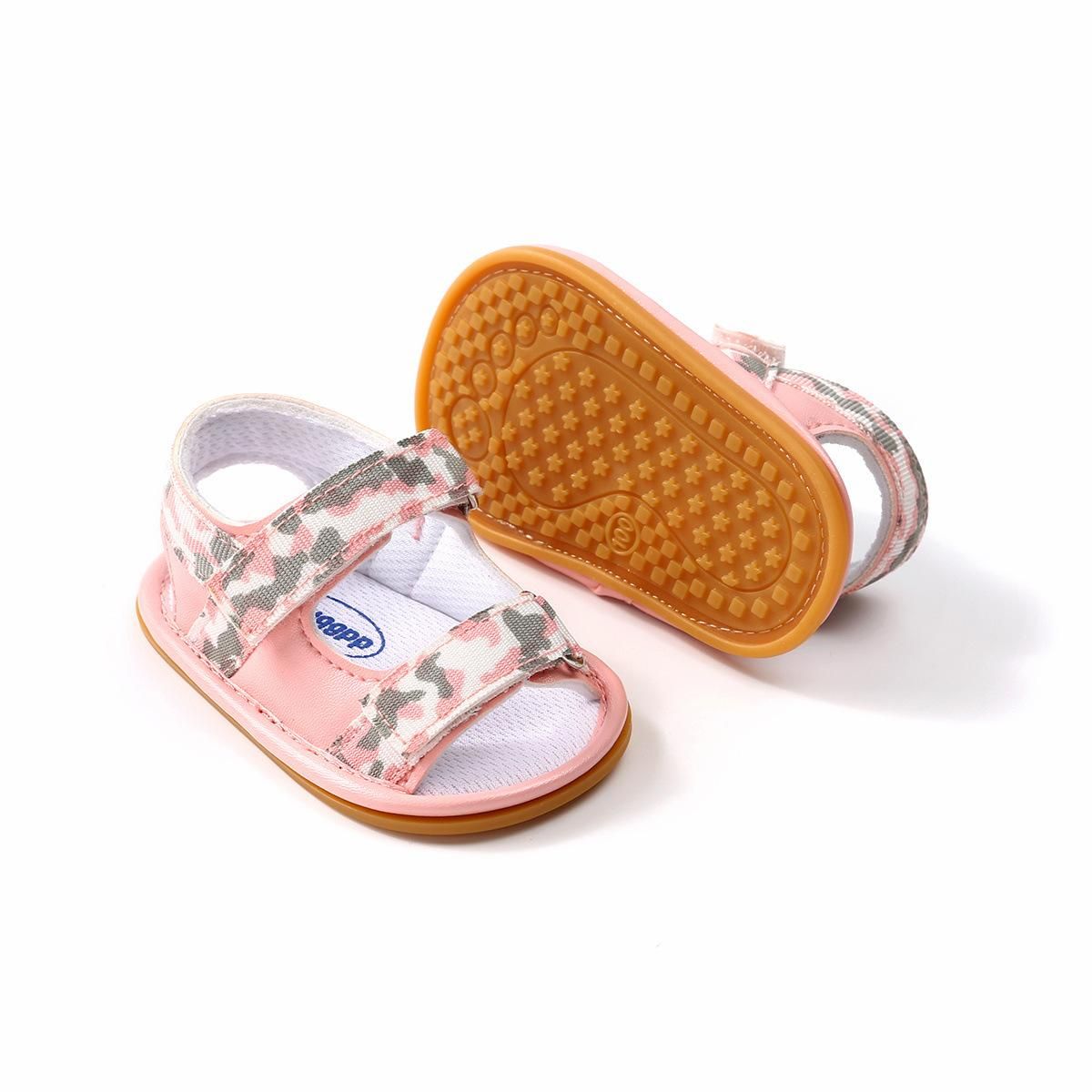 (HAVEit360) Baby Boys  Toddler Sandals Anti-Slip Two Bow Rubber Sole First Walker Prewalker Summer Shoes For (11cm = 02-07month), (12cm = 07-12month) & (13cm = 12-18month)Baby Size