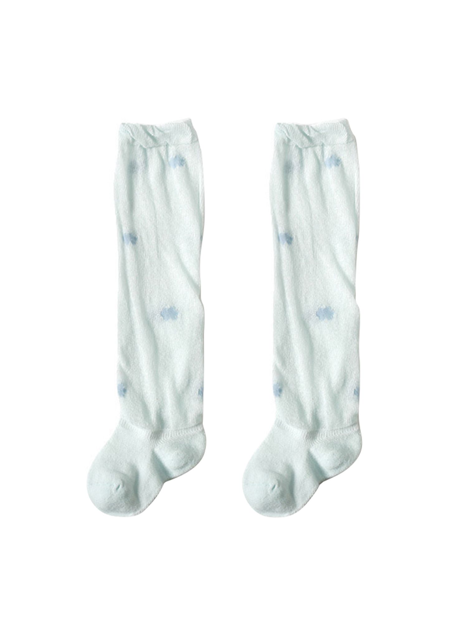 2020 Baby Knee High Socks, Breathable Mesh Cute Cartoon Print Ruffle Stockings for Girls and Boys