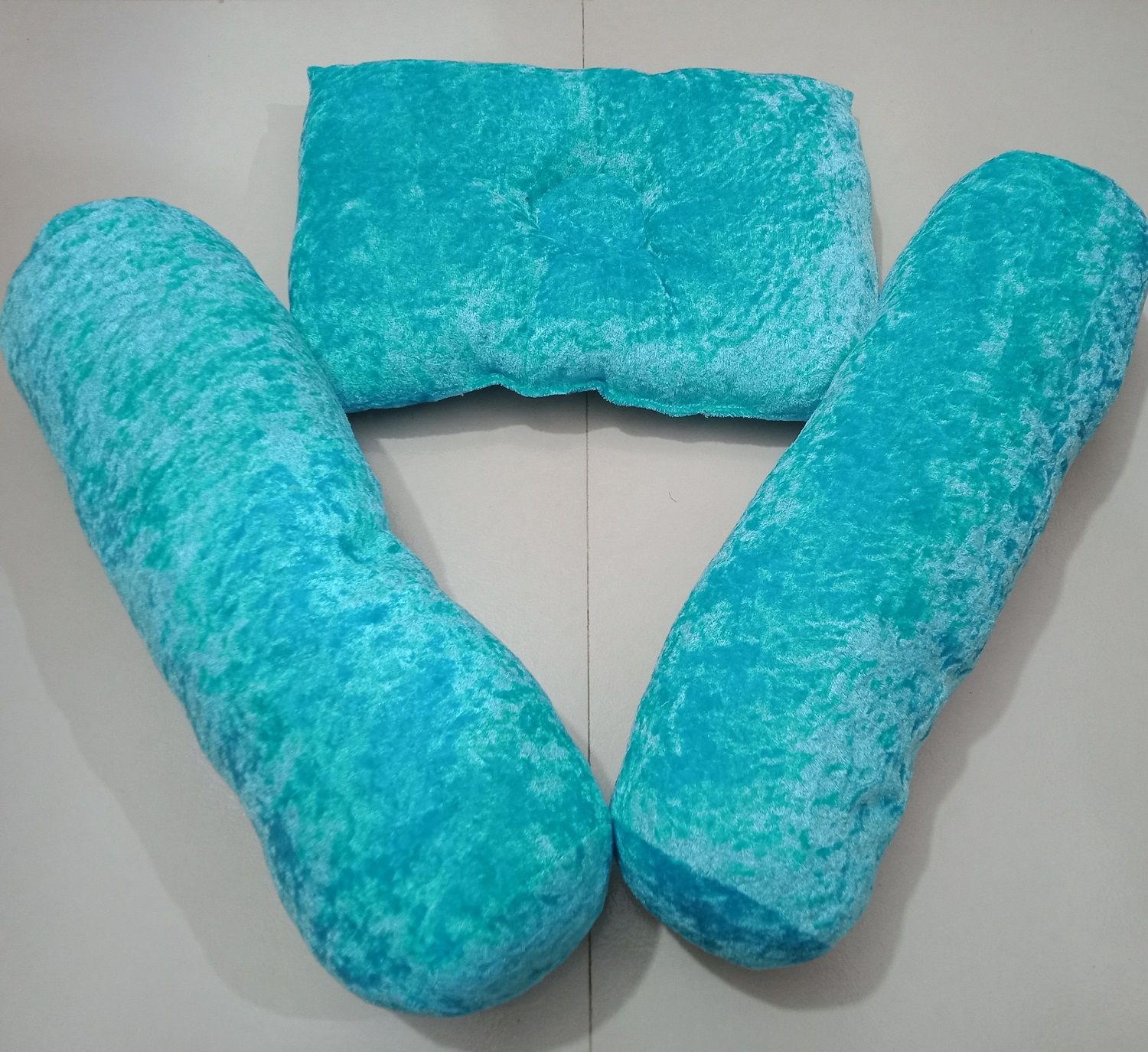Kids Head pillow with 2 side pillow set washable comfortable